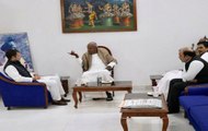 Rahul Gandhi meets Deve Gowda for seat-sharing in Karnataka