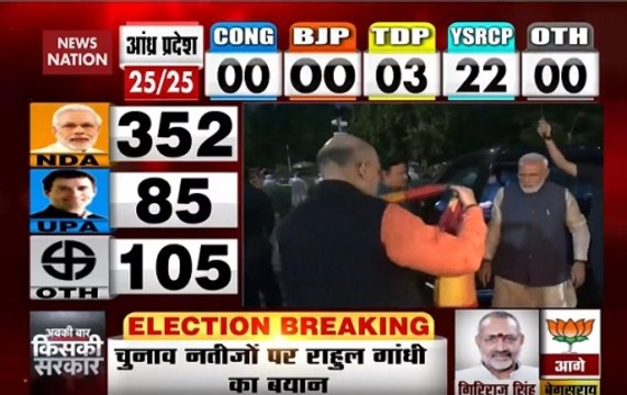 Lok Sabha Election Results 2019: PM Modi reaches BJP office
