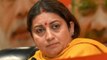 Smriti Irani lends a shoulder to body of her close aide Surendra Singh