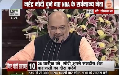 NDA Parliamentary Board meeting: Shah praises PM Modi