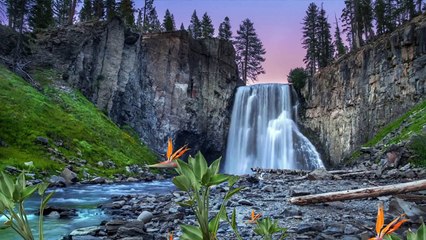 Musica Relaxante de Piano com Som de Cachoeira excelente para Yoga e Meditacao