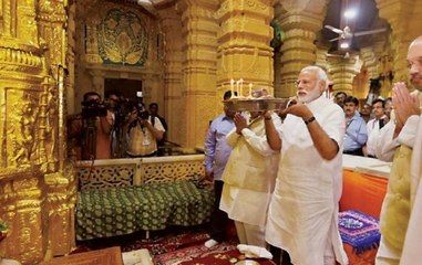 Post campaigning, PM Modi offers prayer at Kedarnath, Shah at Somnath