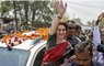 Priyanka holds roadshow in Varanasi, pays tribute to Pundit Malviya