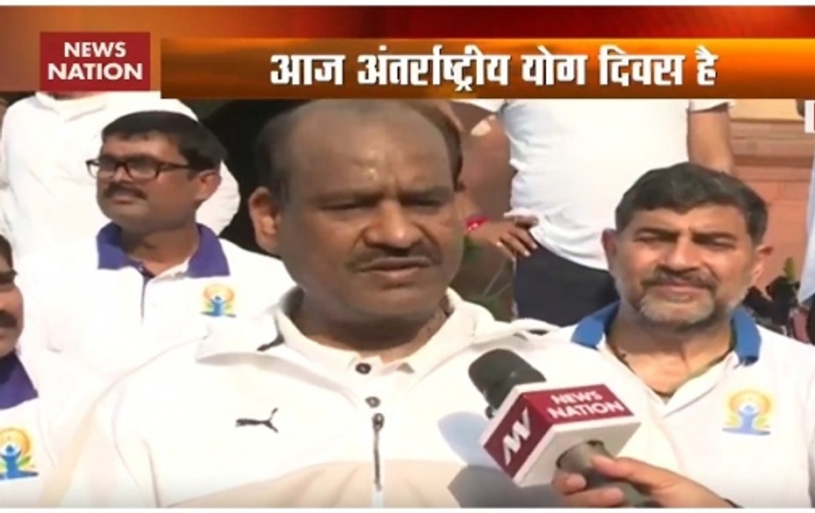 Watch: What Lok Sabha speaker Om Birla said about Yoga day