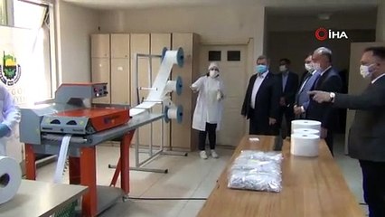 Günde 10 bin adet maske üretecekler