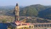 Rainwater enters Gallery of The Statue of Unity in Gujarat