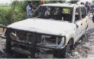 Varanasi: Speeding car torched after it injures 2 BHU students