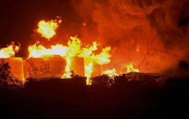 Fire breaks out in pipe factory in Madhya Pradesh's Dewas