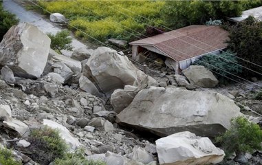 Watch: Truck crushed after big portion of rock falls on it in Sikkim
