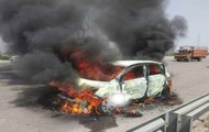Driver charred to death after running car catches fire in Nagpur