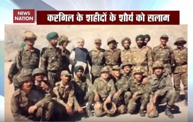 PM Modi shares 'unforgettable' photos from his Kargil visit during war
