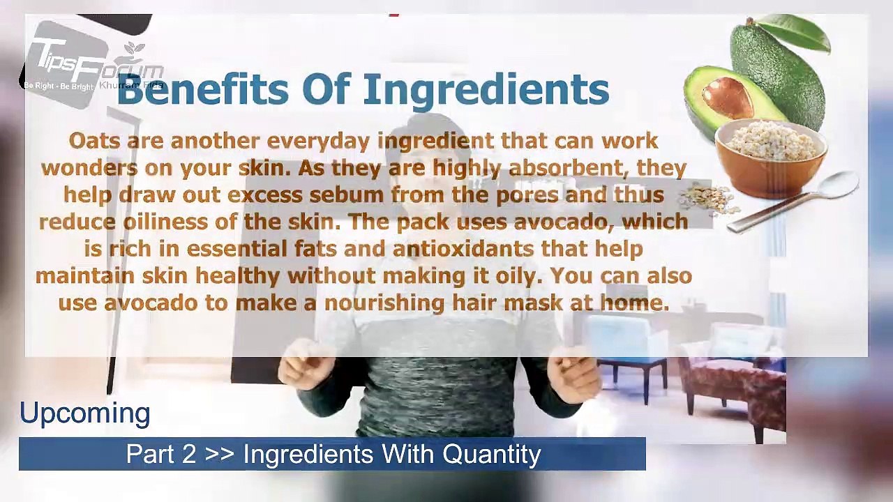 Avocado Face Mask For Oily Skin Removal - Step By Step