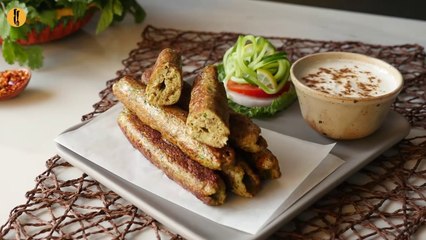 Download Video: Haray bharay seekh kabab Recipe By Food Fusion -