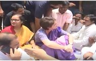 Sonbhadra violence: Priyanka Gandhi sits on dharna, demands justice
