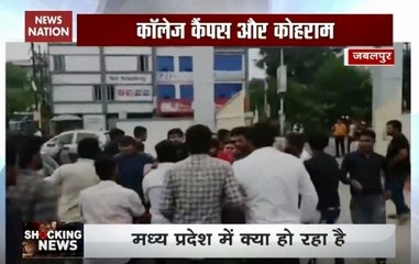 Violent clash takes place between NSUI, ABVP workers in MP's Jabalpur