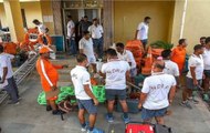 Delhi: NDRF team conducts mock drill in Yamuna river