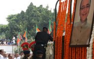 Jaitley last rites: Rajnath, Shah, BJP CMs present at Nigambodh Ghat