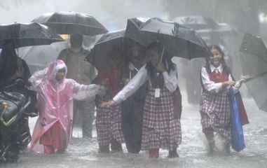 'Let schools remain shut': How Mumbai kids revel in Monsoon rain