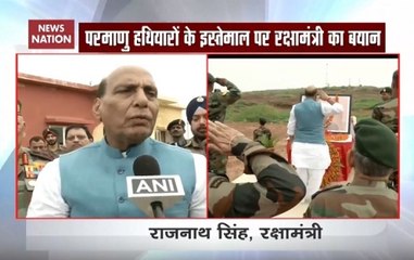 Watch: What Rajnath Singh said on first use of nuclear weapons