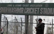 Preparation for I-Day celebration underway at Sher-i-Kashmir stadium