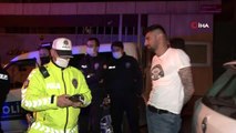 Polisin 'Dur' ihtarına uymayan ehliyetsiz sürücü sevgili ile dehşet saçtı