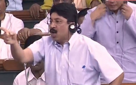 'Farooq Abdullah arrested,' Dayanidhi Maran claims in Lok Sabha