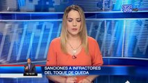 Sanciones a infractores del toque de queda en Quito