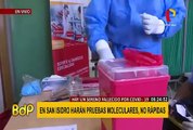 San Isidro: 950 trabajadores del municipio serán sometidos a pruebas moleculares