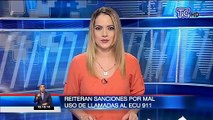 Reiteran sanciones por mal uso de llamadas al ECU 911