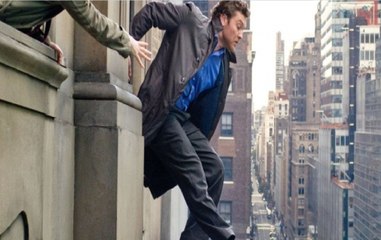 Watch: Man almost jumps off hospital building caught by onlooker