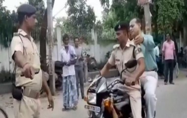 ADM Katihar Violates Traffic Rule, Flaunts Position To Get Away
