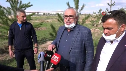 Aksaray'da 'inadına üretim, inadına yatırım' sloganıyla 5 bin fidan toprakla buluştu