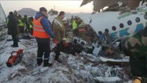 Plane Carrying 100 People Crashes Near Kazakhstan's Almaty Airport