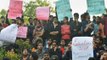 JNU Students Protest Outside HRD Ministry