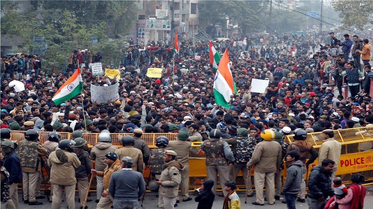 Anti-CAA Protest: Thousands Stage Protest In Delhi’s Seelampur