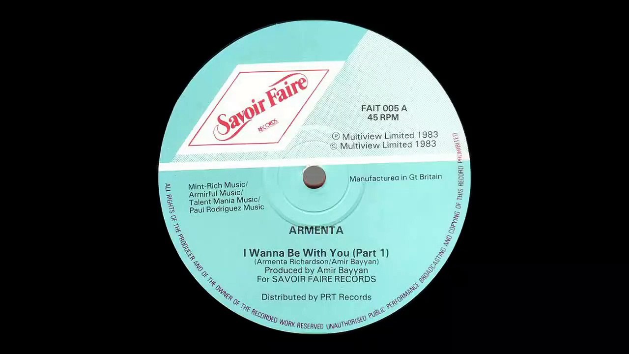 Armenta & Majik - I Wanna Be With You  (1983)