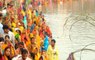 Bihari Natives Offer Oblation To Sun God At Chhath Puja