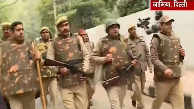 Did Police Use Tear Gas Against Jamia Millia Students In Library?