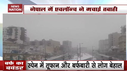 Heavy Snowfall Disrupts Normal Life In India, Spain And Canada
