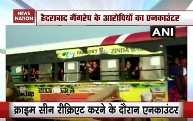 Watch: Girl Students Cheer For Hyderabad Police After Encounter
