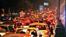 Closure Of Kalindi Kunj-Shaheen Bagh Stretch Causes Long Traffic Jams