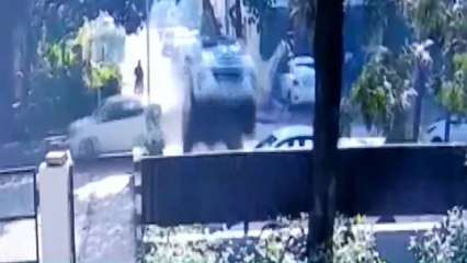 Panchkula: Fortuner Car Loses Control, Jumps On Other Vehicles