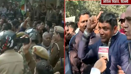 Normal Life Totally Disrupted By Road Blockade: Sarita Vihar Protester