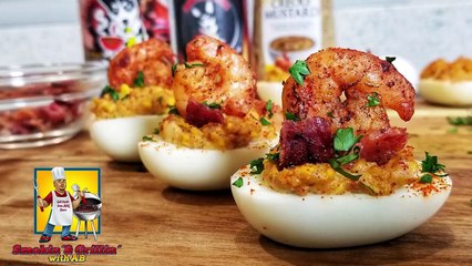 Creole Shrimp Deviled Eggs - Deviled Egg Recipe