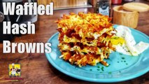 Waffled Hash Browns - #BreakfastwithAB - Hash Brown Recipe