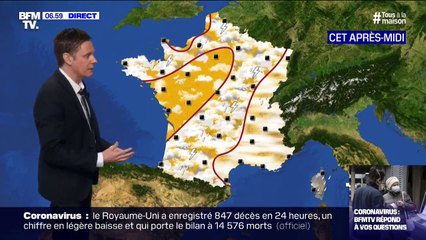 Un temps orageux pour une bonne partie du pays ce samedi
