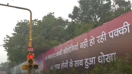 Poster War Between BJP, AAP Begins On Unauthorised Colonies Issue