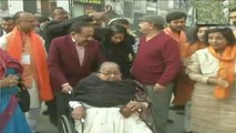 Delhi Polls: Harsh Vardhan, His Mother Cast Vote In Krishna Nagar