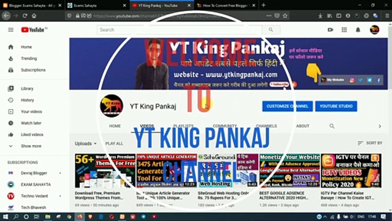 How To Convert Free Blogger Template To Premium Template | Change Footer Credit In Blogger #Blogger