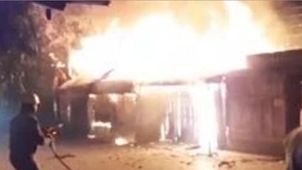 Fire Breaks Out At Market In West Bengal's Siliguri